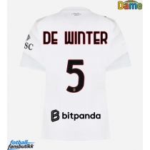 AC Milan Koni De Winter #5 Bortedrakt Dame 2026-27 Kortermet